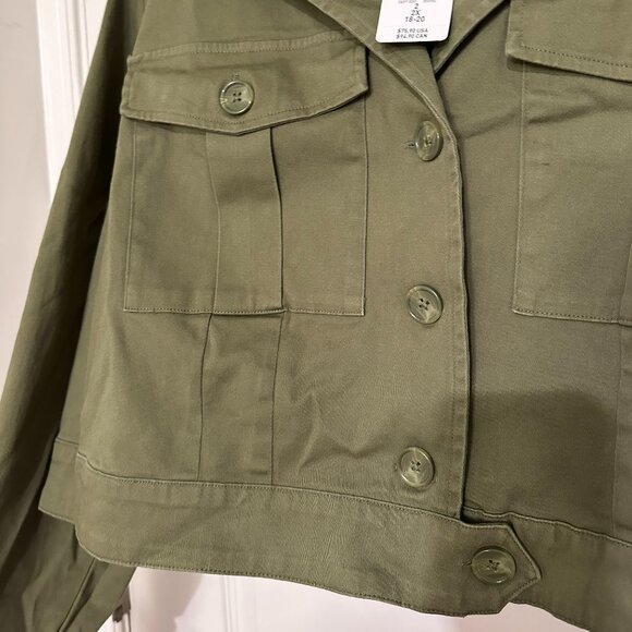 Torrid Twill Safari Jacket Size 2 - Picture 8 of 12